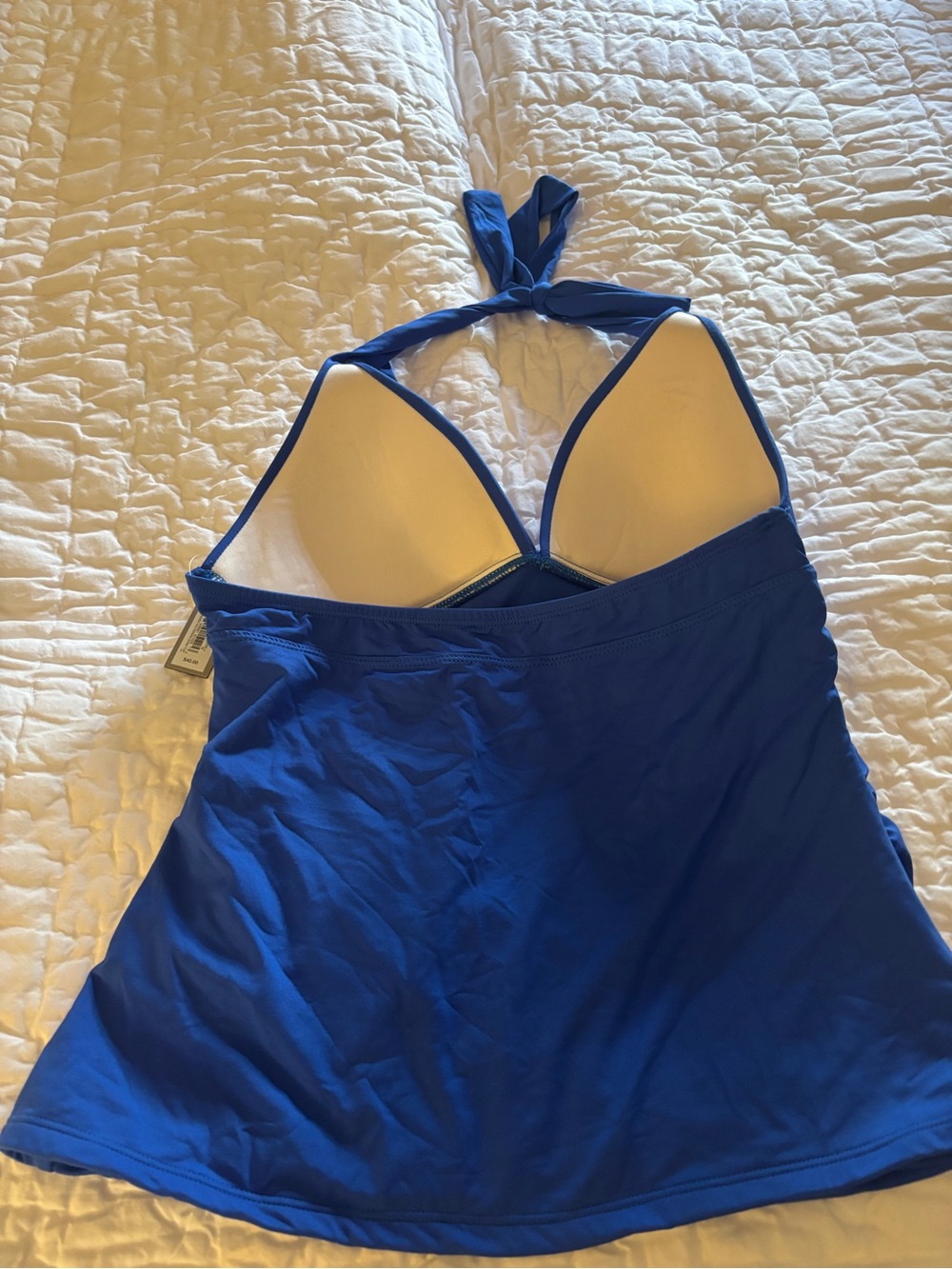 APT. 9 Royal Blue Halter Tankini Top Size M NEW! - Picture 5 of 6